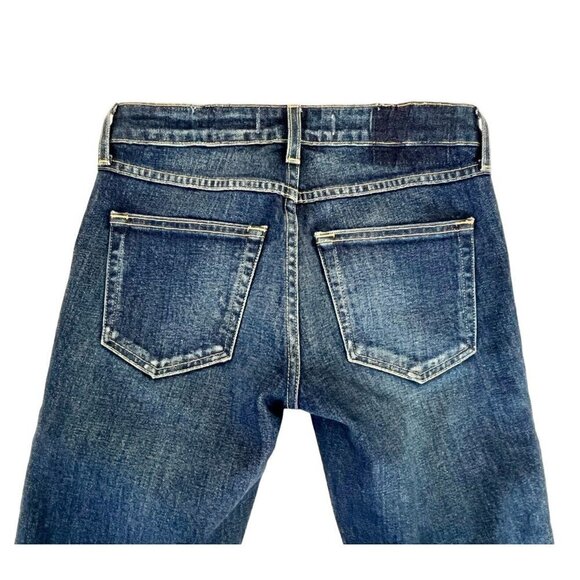 Amo Women's Sz 24 Twist Cropped Jeans in True Blue - Picture 8 of 12